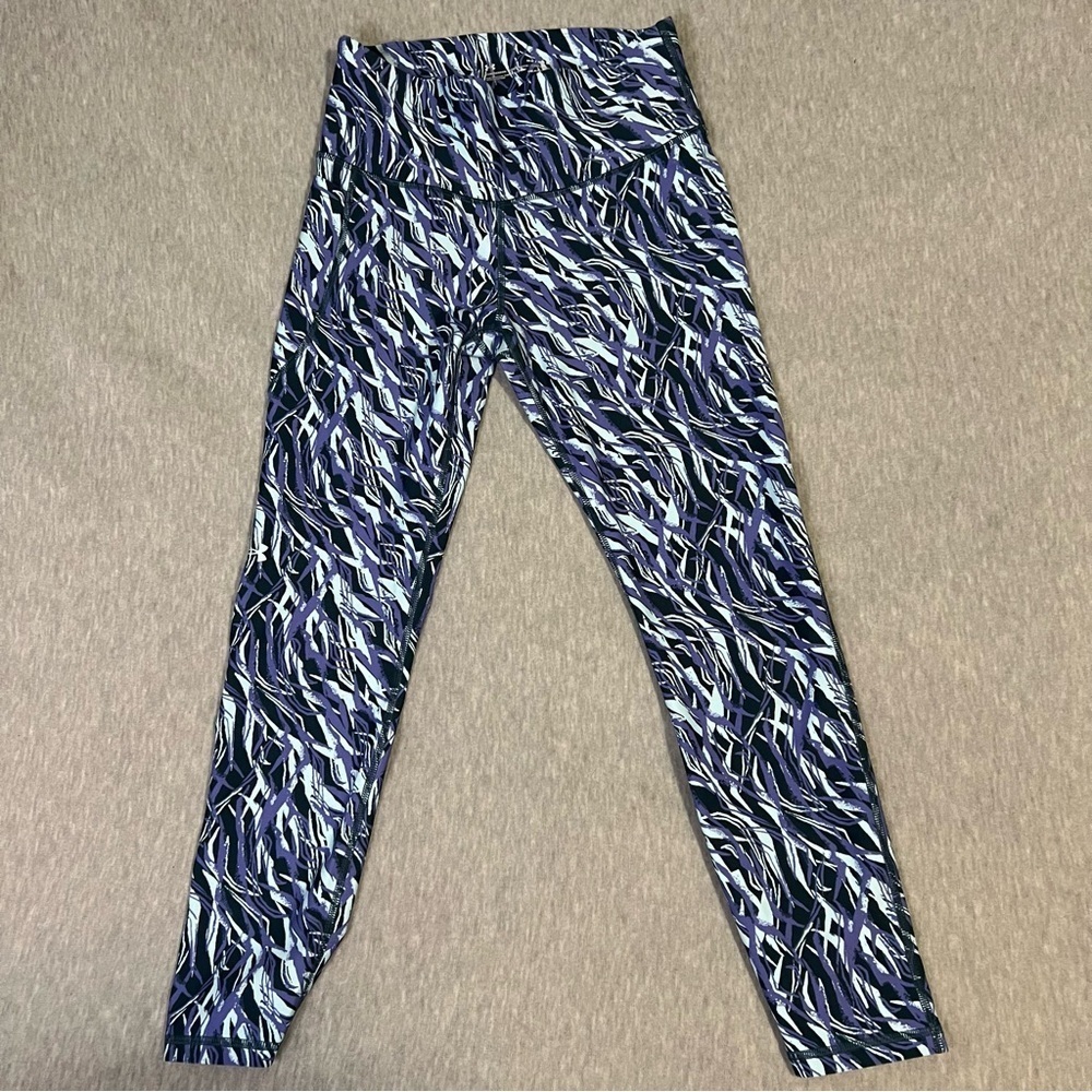 Under Armour Blue and Purple Compression Leggings